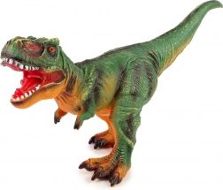 Velká figurka dinosaurus T‑Rex zeleno‑oranžový se zvukem 60 cm