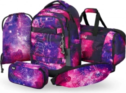 Set Baagl Galaxy: batoh, penál, sáček, sportovní taška
