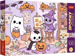 Puzzle 100 dílků SpookyStories – Mała pracownia magii - 1 kus