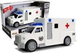 Ambulance 1:20 s frikčním pohonem, světly a zvuky