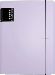 3klopé lamino desky s gumičkou Pastelini – Fialová