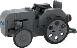 Stavebnice BRIXIES Plus MASSEY FERGUSON TEA 20 Mini – historický traktor (69 dílků)