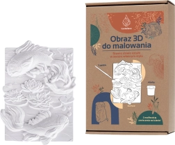 Sádrová 3D omalovánka CANDELLANA – obraz k malování – Ryby