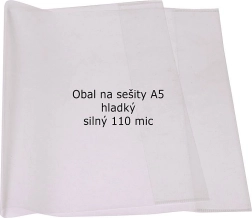 Obaly na sešity A5 CONCORDE, 110 mikronů, sada 10 ks