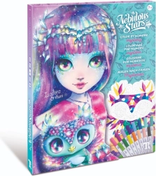 nebulous stars malování podle čísel se sadou fixů