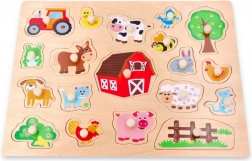 Velká dřevěná vkládačka farma