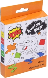 Temperové barvy kovové set 6×12 ml