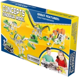 Kovová stavebnice tyrannosaurus 140 ks