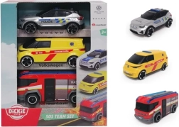 Sada záchranářských vozidel SOS – 3 ks, česká verze
