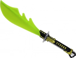 Svítící žlutá mačeta pro děti na baterie