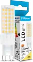 LED žárovka G9 6W teplá bílá MODEE LIGHTING Ceramic