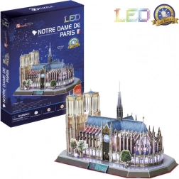 Svítící 3D puzzle Katedrála Notre-Dame 149 dílků