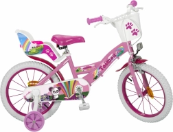 Dětské kolo Toimsa Fantasy růžovo/bílé 16 palců
