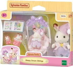 Sylvanian Families spící sourozenci