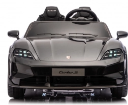 Dětské elektrické auto PORSCHE Taycan Turbo S, černé