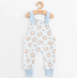 Dětské bavlněné lacláčky NEW BABY Biscuits modré