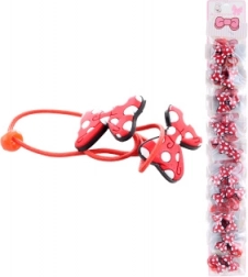 Gumičky do vlasů s mašličkou – sada 2 ks