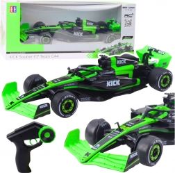RC formule F1 C44 KICK Sauber 1:16 černo‑zelená