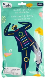 Svítící tyčinky na oblečení – univerzální sada