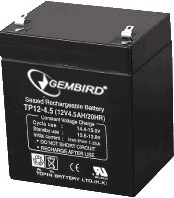 Univerzální akumulátor 12 V 4,5 Ah GEMBIRD pro UPS
