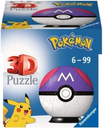 3D Puzzle Pokémon Master Ball od Ravensburger - 54 dílků