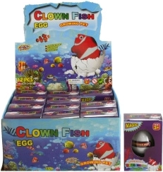 Vajíčko s rostoucí rybkou – žertovný dárek 12 ks