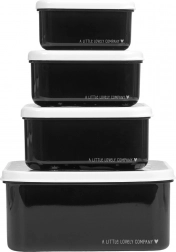 Sada čtyř svačinových krabiček A Little Lovely Company – Vesmír