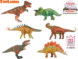 Zoolandia dinosauři figurky 15–18 cm, sada 6 druhů
