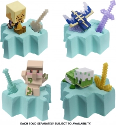 Minecraft mini figurka s těžebním příslušenstvím a formovacím pískem