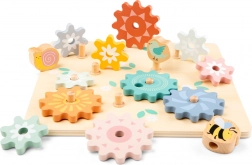 Dřevěná zahradní gear hračka pro děti