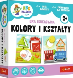 Vzdělávací hra barvy a tvary ABC malucha RODZINA TREFLIKÓW Trefl