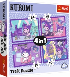 Puzzle 4v1 den KUROMI – HELLO KITTY