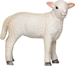 Roztomilá figurka stojícího jehňátka