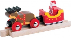Santovo spřežení s kolejí Bigjigs Rail