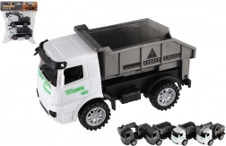 Sada stavebních autíček s pohonem na setrvačník