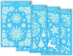 Vánoční okenní fólie Glitr 20x30 cm