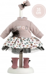 obleček pro panenku 35 cm s doplňky Llorens
