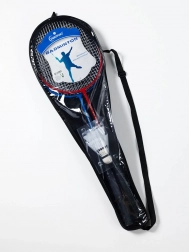badmintonová sada pro 2 osoby sunsport – 2 rakety a košíčky
