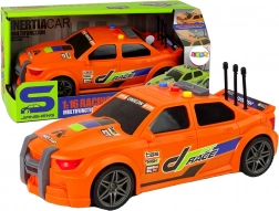 Sportovní závodní auto 1:16 se zvukem a světlem – oranžové