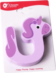 Classic World dřevěné písmeno U