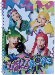 Zápisník A5 Lollipopz s kroužkovou vazbou