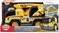 Stavební nákladní auto s bagrem 30 cm