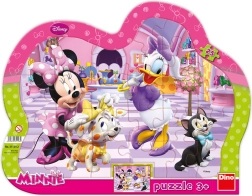 Puzzle Minnie a mazlíčci 25 dílků
