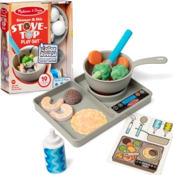 Sada na vaření s měnícími se barvami MELISSA & DOUG Simmer & Stir, 19 dílů