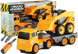 Dva stavební vozidla s nástroji ke šroubování