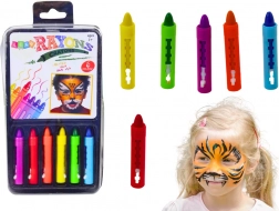 Barevné Malovatka Na Obličej 6 Kusů