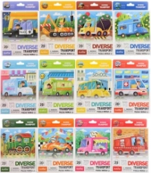 Veselé puzzle s motivem dopravy