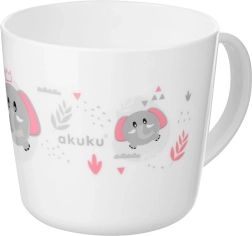 Dětský hrníček s uchem Akuku 250 ml – sloníci