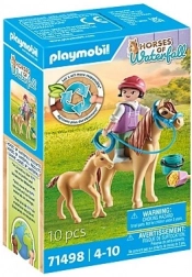 PLAYMOBIL Horses: dítě s poníkem a hříbětem