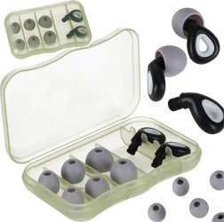 Silikonové špunty do uší s potlačením hluku, sada 3 velikostí